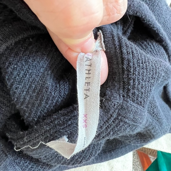 Athleta Black Hoodie XXS - Picture 3 of 3